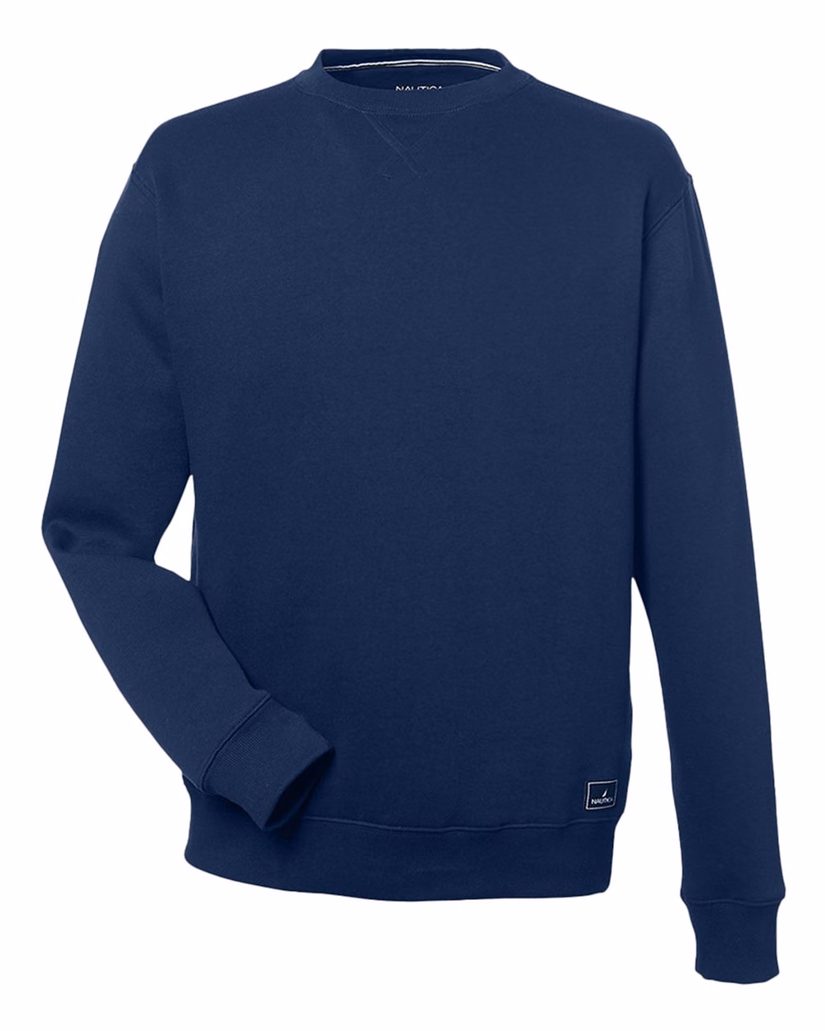 Nautica Unisex Anchor Fleece Crewneck Sweatshirt - Navy - front