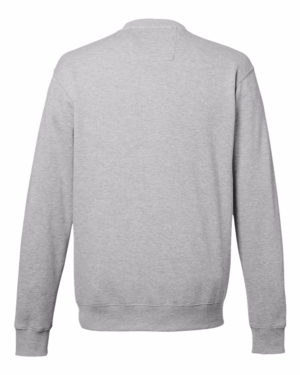 Custom Nautica Unisex Anchor Fleece Crewneck Sweatshirt - Oxford Heather - back