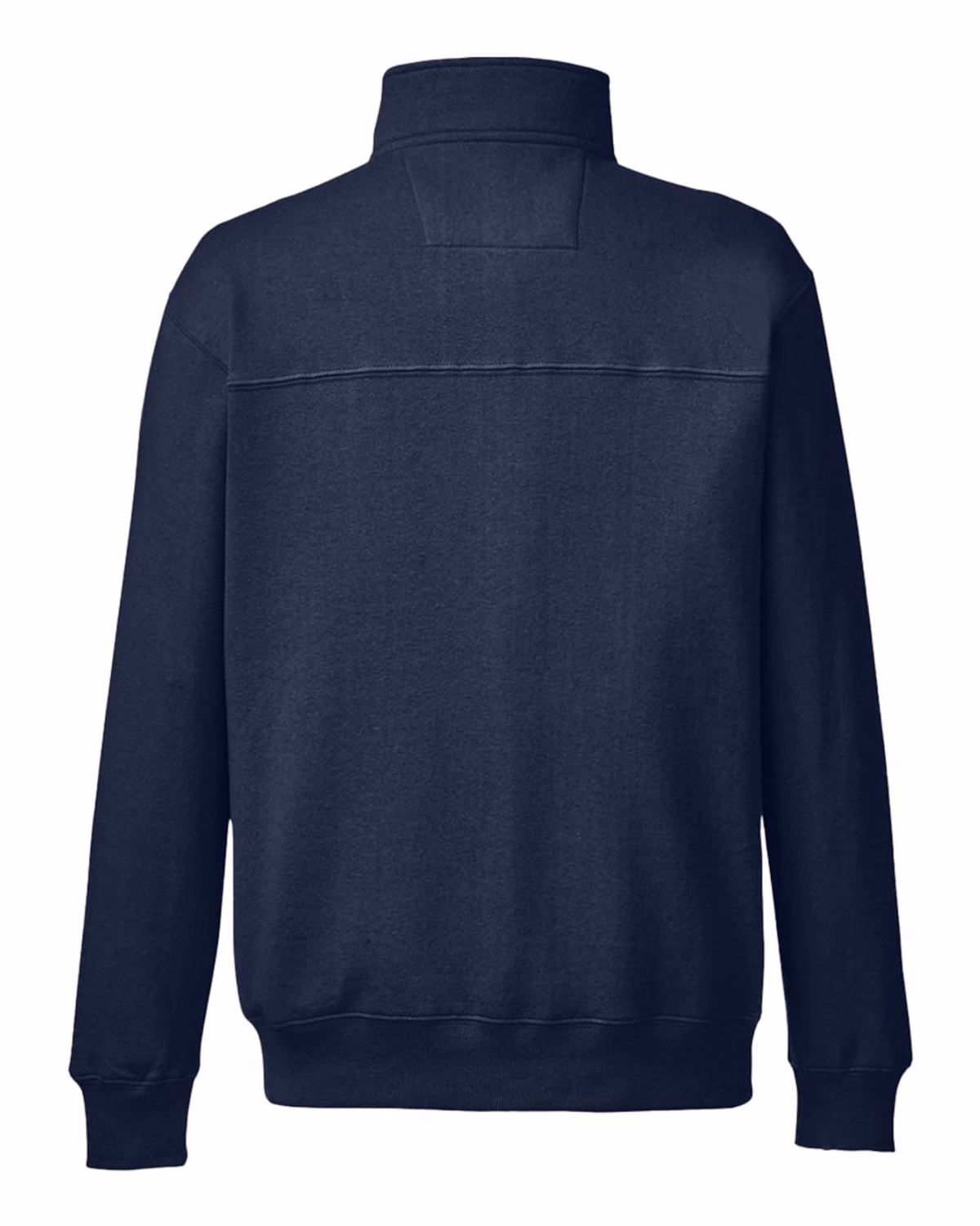 Custom Nautica Men's Anchor Fleece Quarter-Zip Pullover - Navy - back