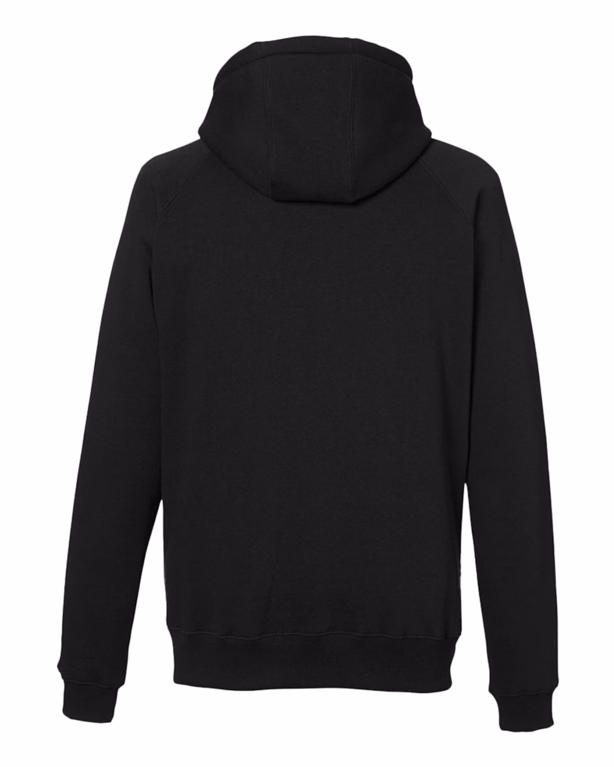 Custom Nautica Unisex Anchor Fleece Hooded Sweatshirt - Black - back