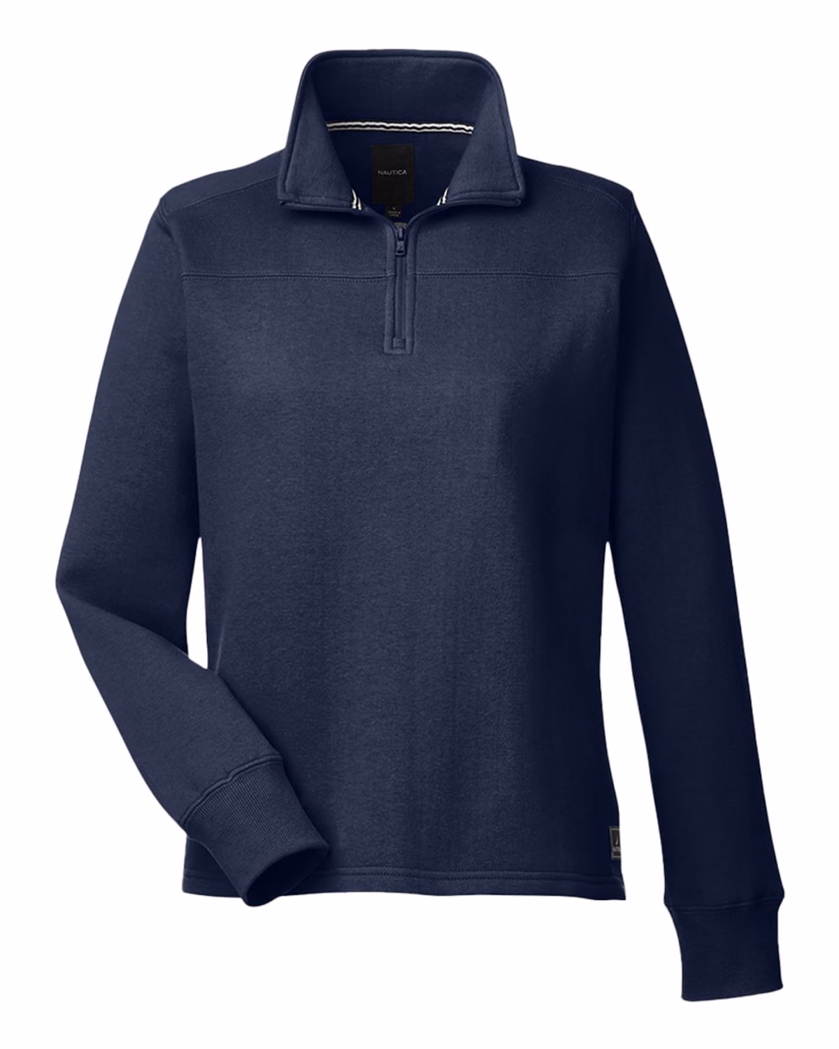 Nautica Women's Anchor Fleece Quarter-Zip Sweatshirt - Navy - front