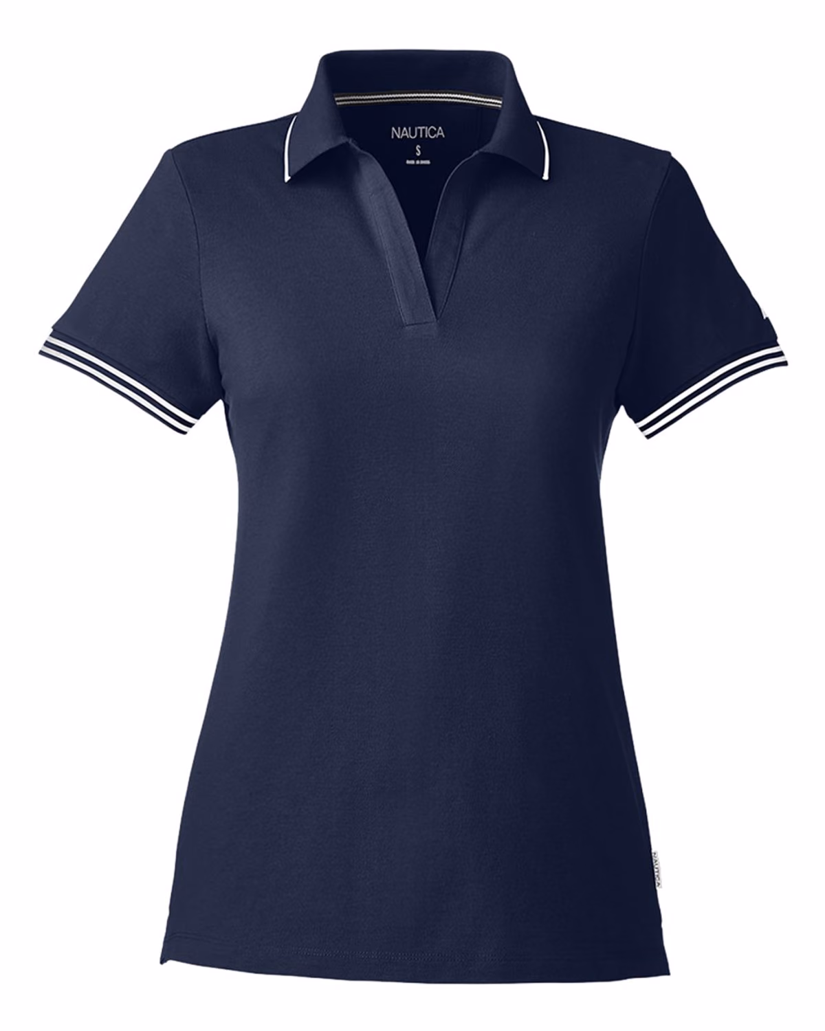 Nautica Women's Deck Polo - Navy - front
