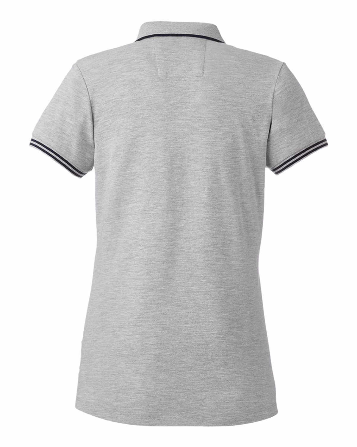 Custom Nautica Women's Deck Polo - Oxford Heather - back