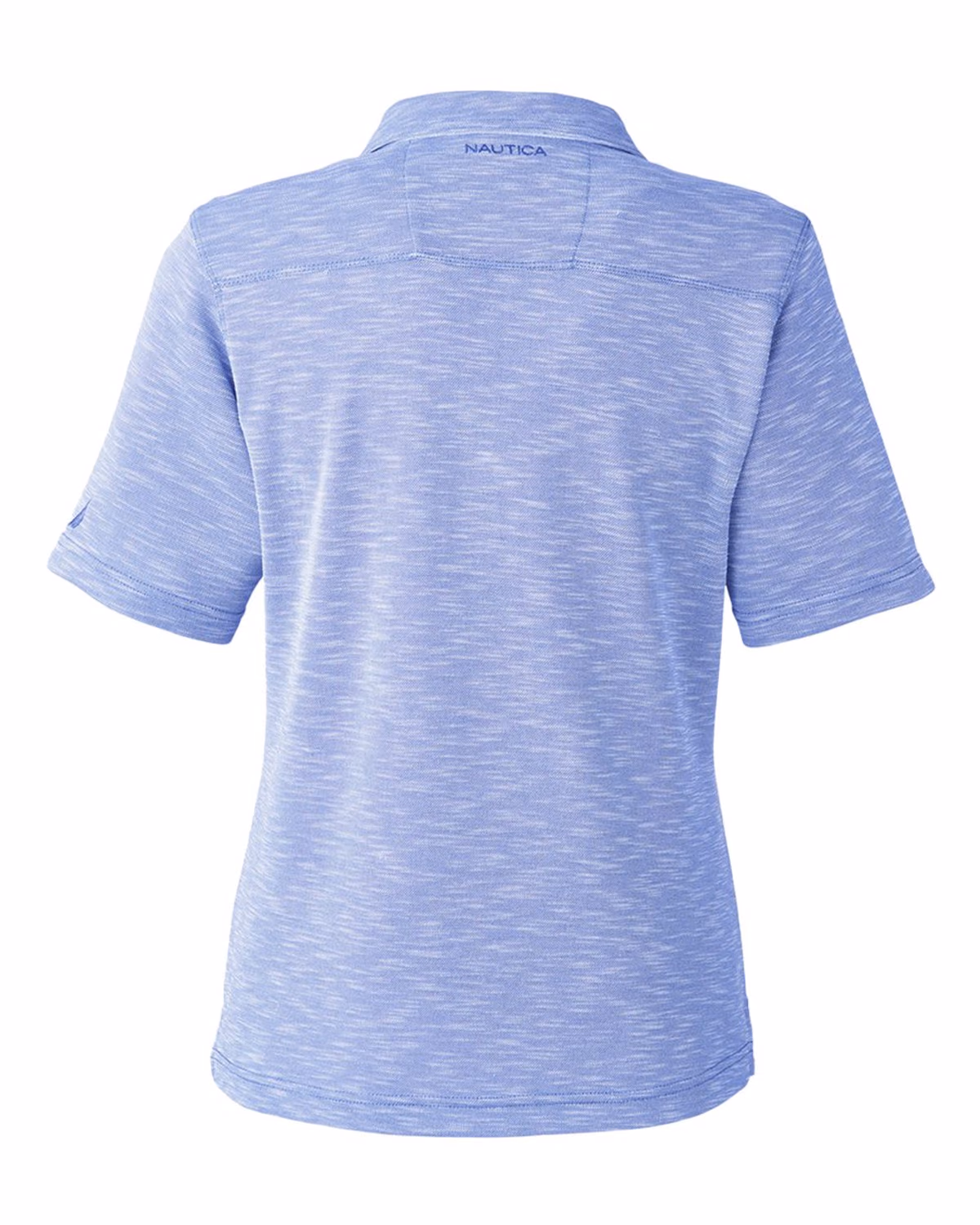 Custom Nautica Women's Sun Surfer Slub Polo - Vintage Mavi - back