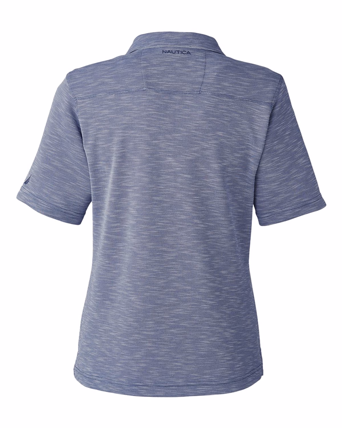 Custom Nautica Women's Sun Surfer Slub Polo - Vintage Navy - back