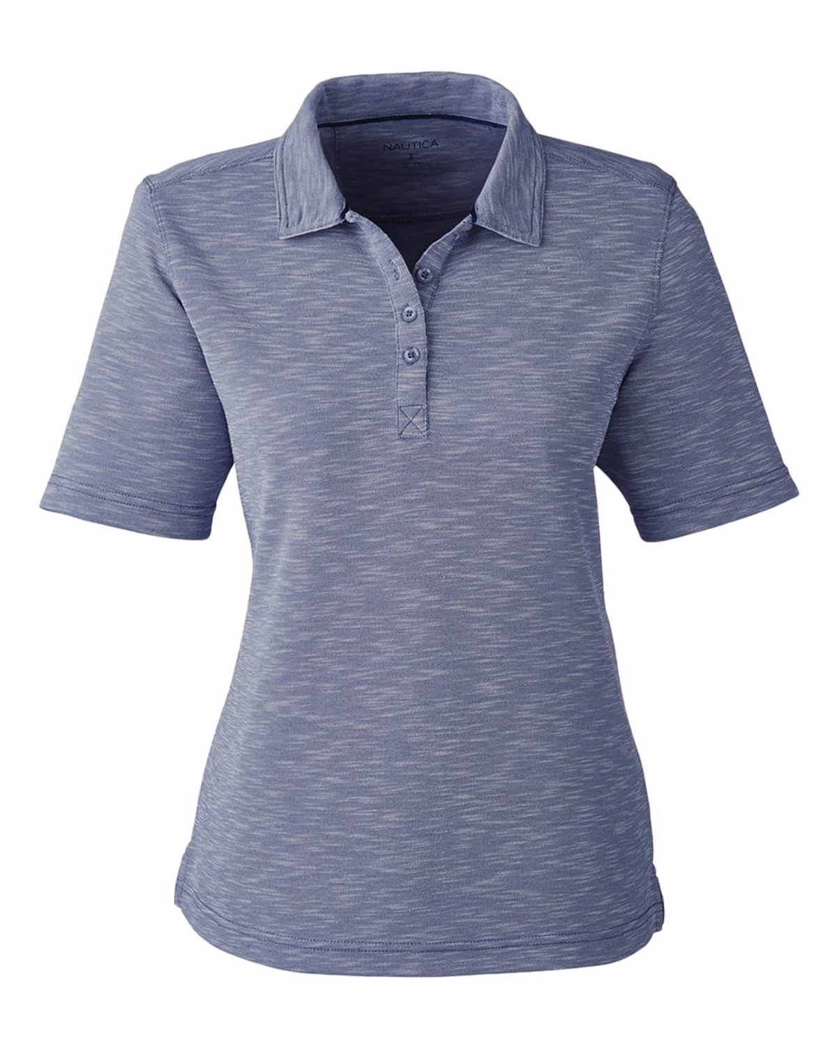 Nautica Women's Sun Surfer Slub Polo - Vintage Navy - front