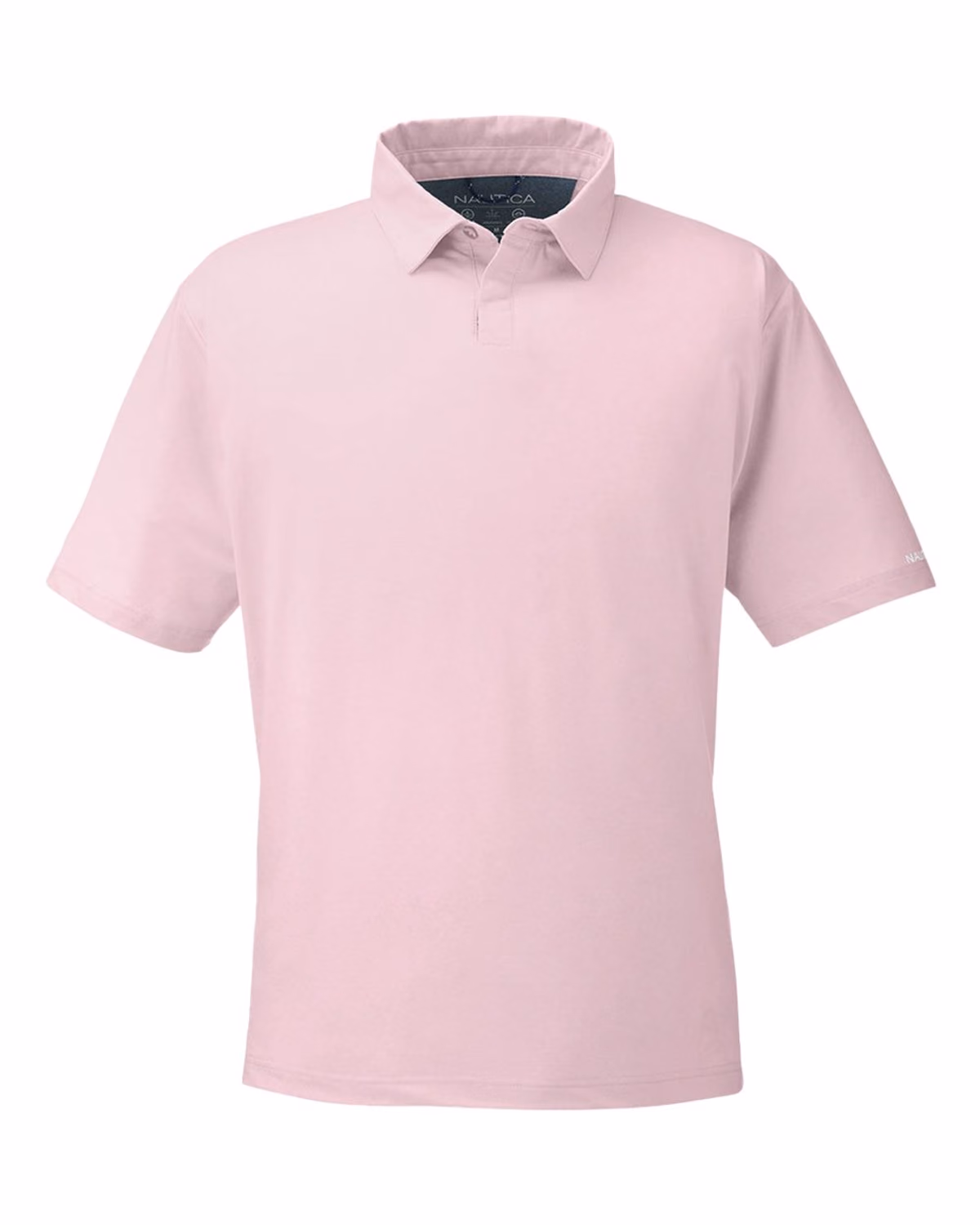 Nautica Men's Saltwater Polo - Sunset Pink - front