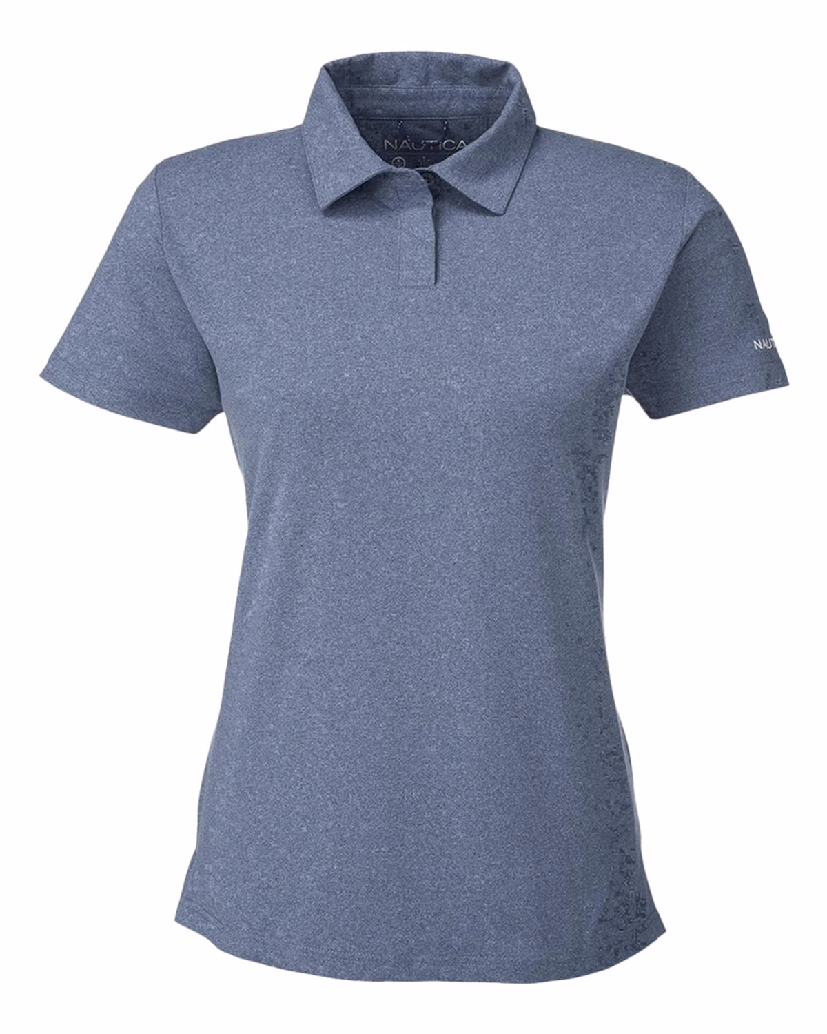 Nautica Women's Saltwater Polo - Faded Navy - front