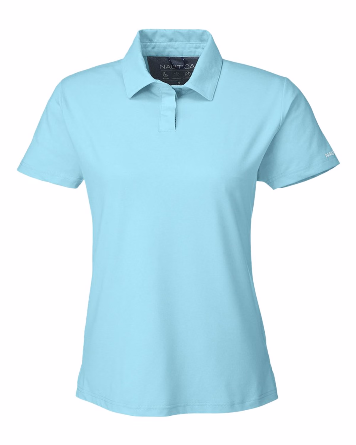 Nautica Women's Saltwater Polo - Sea Mist - front