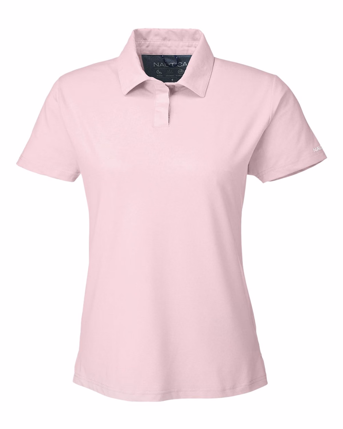 Nautica Women's Saltwater Polo - Sunset Pink - front