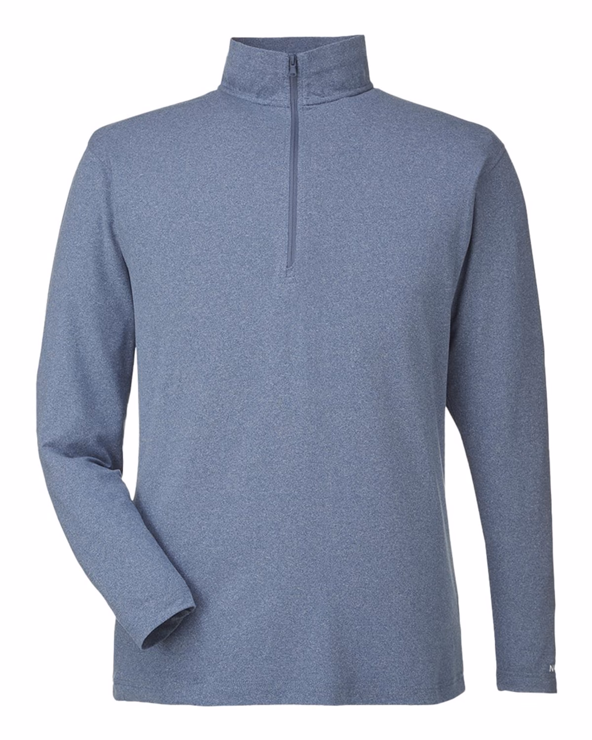 Nautica Men's Saltwater Quarter-Zip Pullover - Faded Navy - front