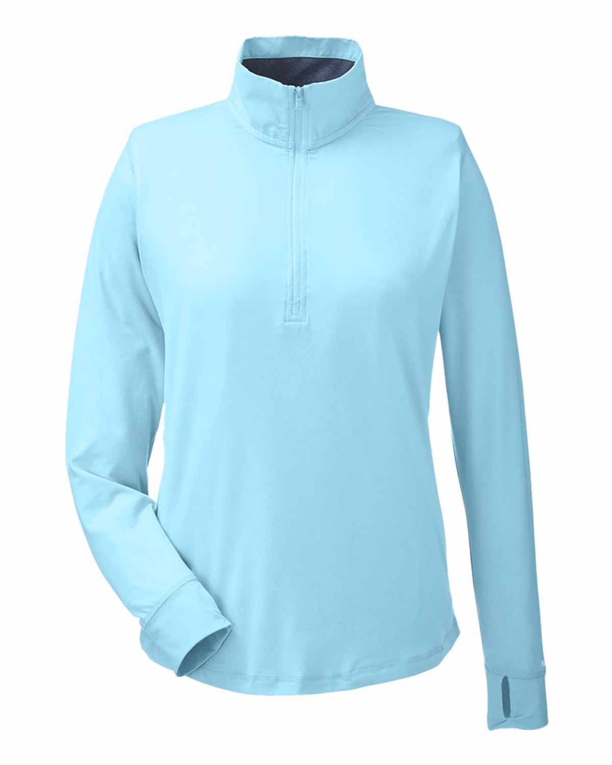 Nautica Women's Saltwater Quarter-Zip Pullover - Sea Mist - front