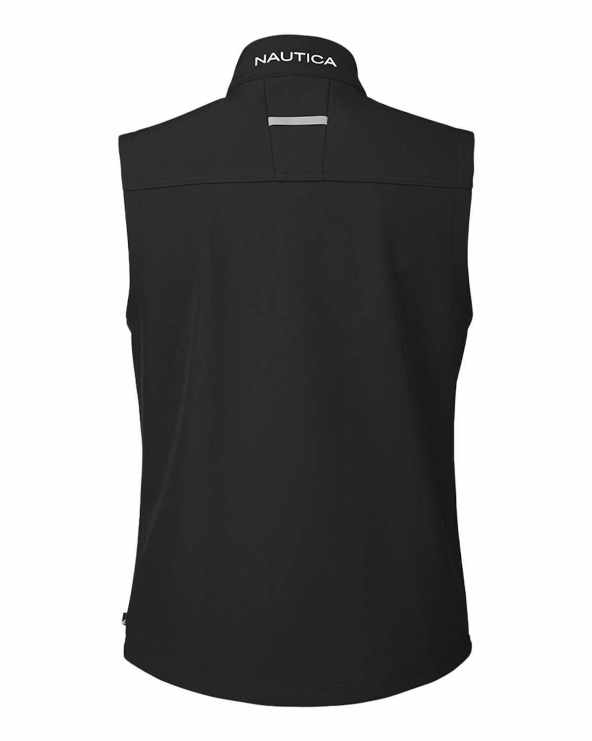 Custom Nautica Men's Wavestorm Soft Shell Vest - Black - back