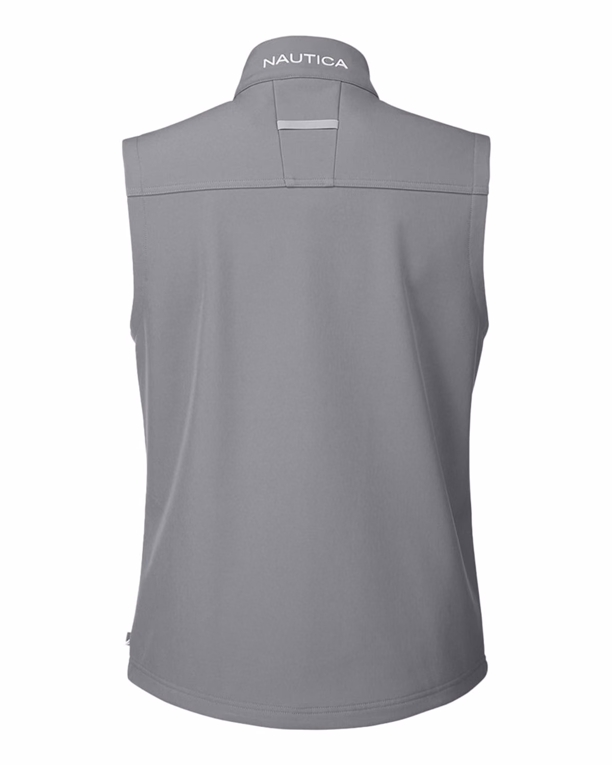 Custom Nautica Men's Wavestorm Soft Shell Vest - Graphite - back