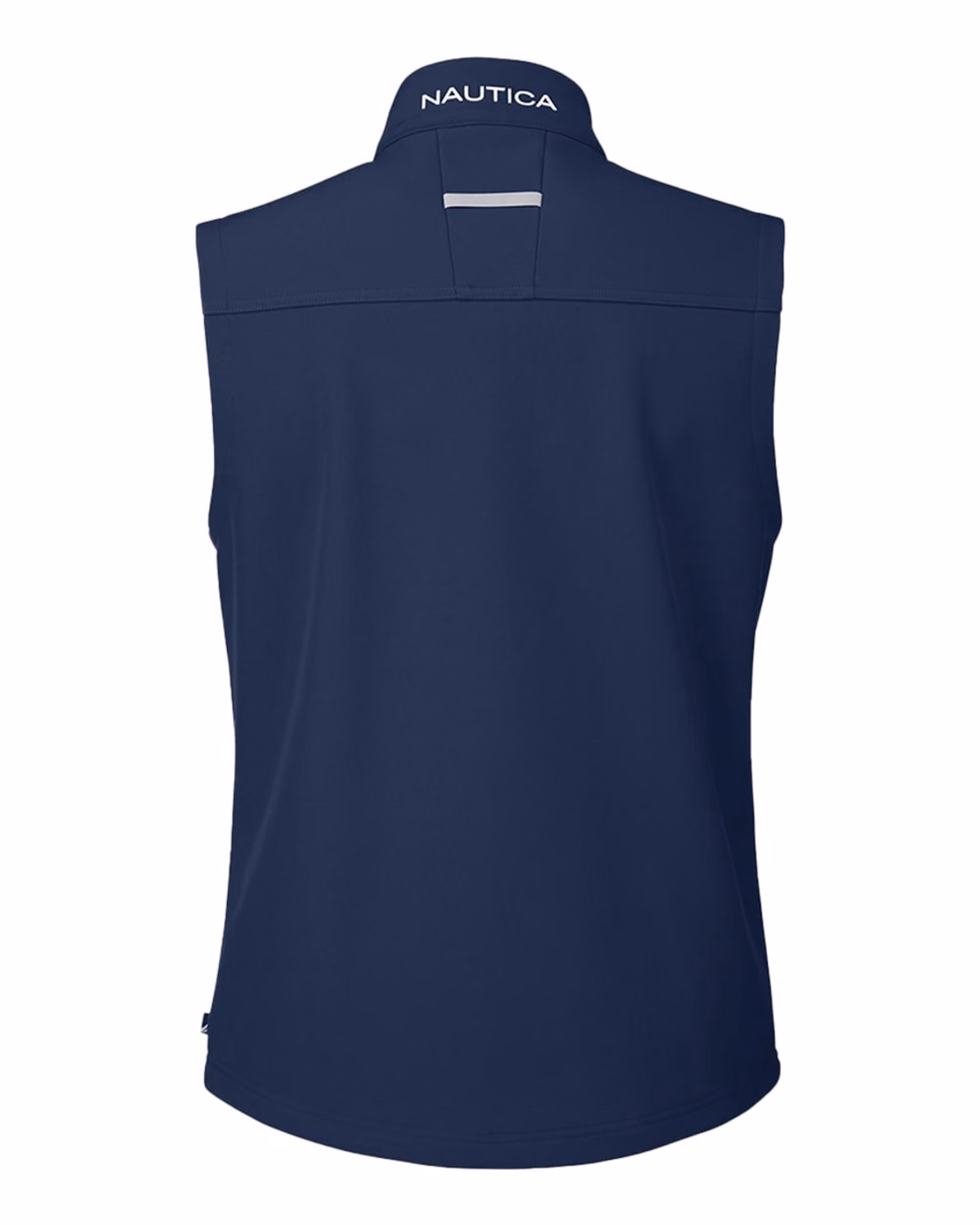 Custom Nautica Men's Wavestorm Soft Shell Vest - Navy - back