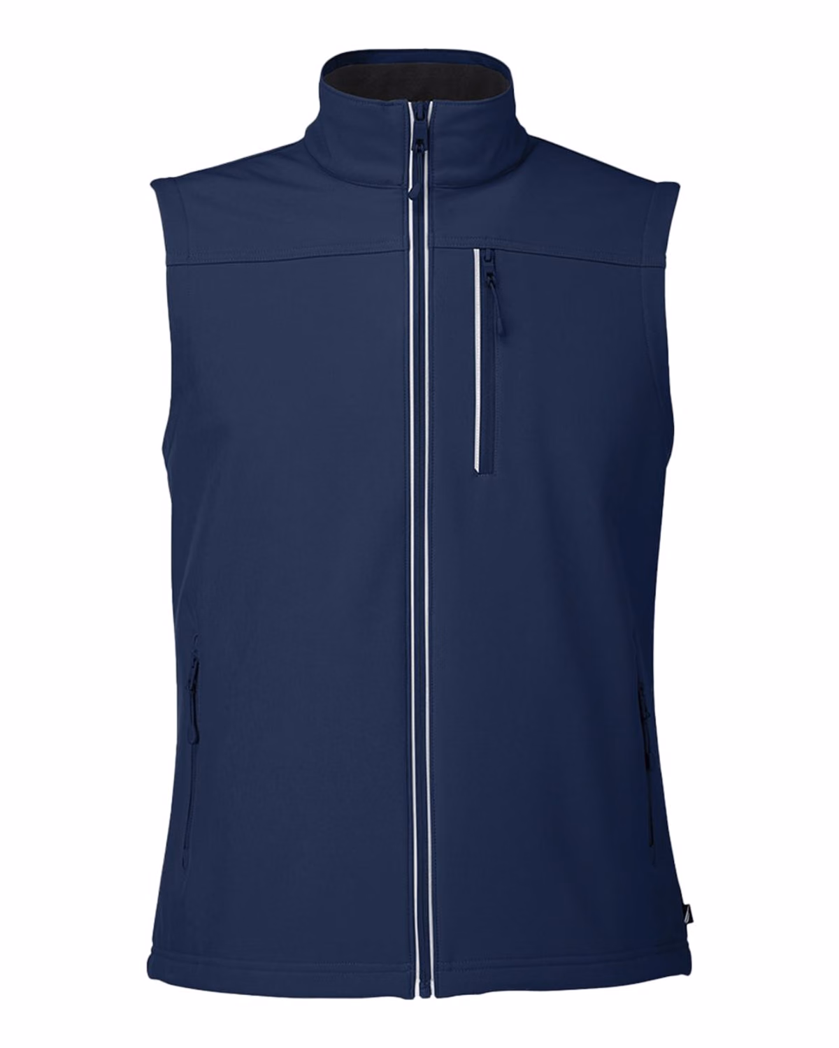 Nautica Men's Wavestorm Soft Shell Vest - Navy - front