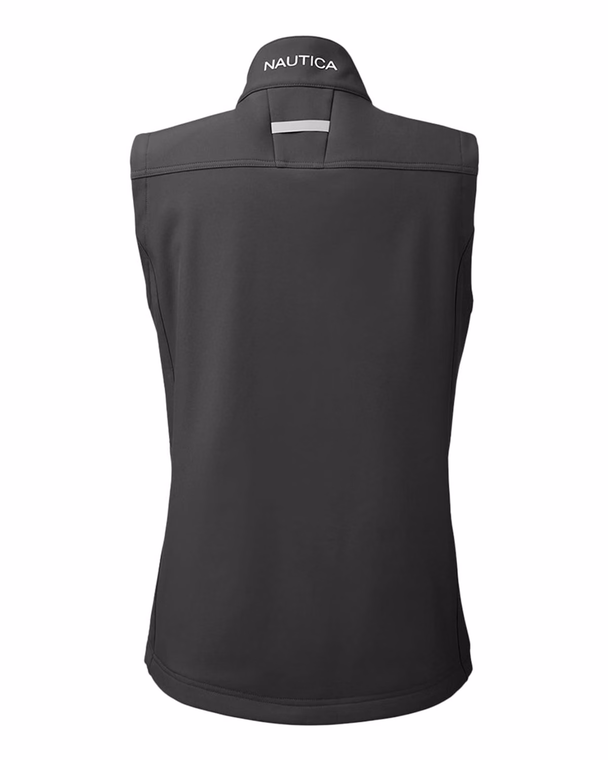 Custom Nautica Women's Wavestorm Soft Shell Vest - Black - back