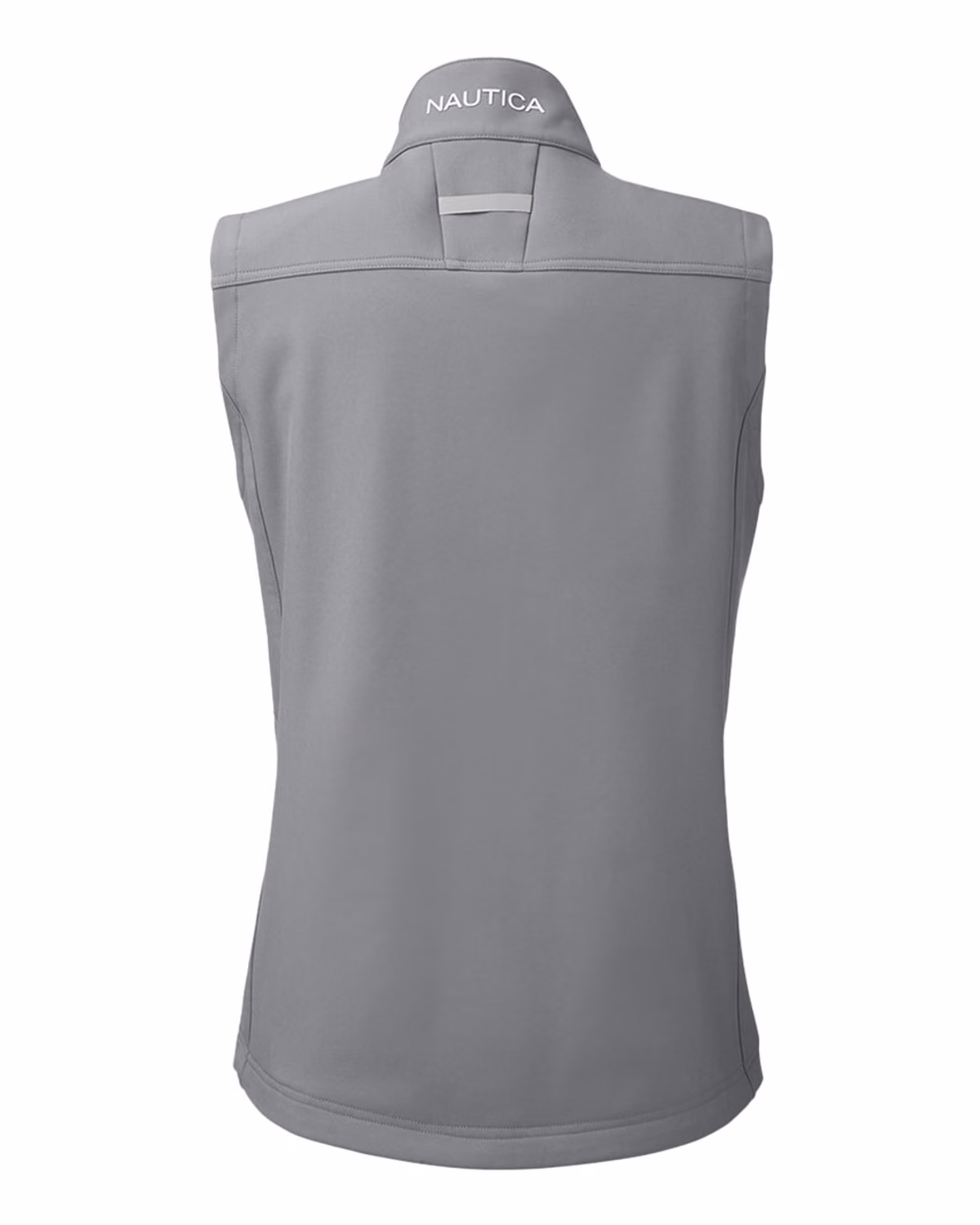 Custom Nautica Women's Wavestorm Soft Shell Vest - Graphite - back