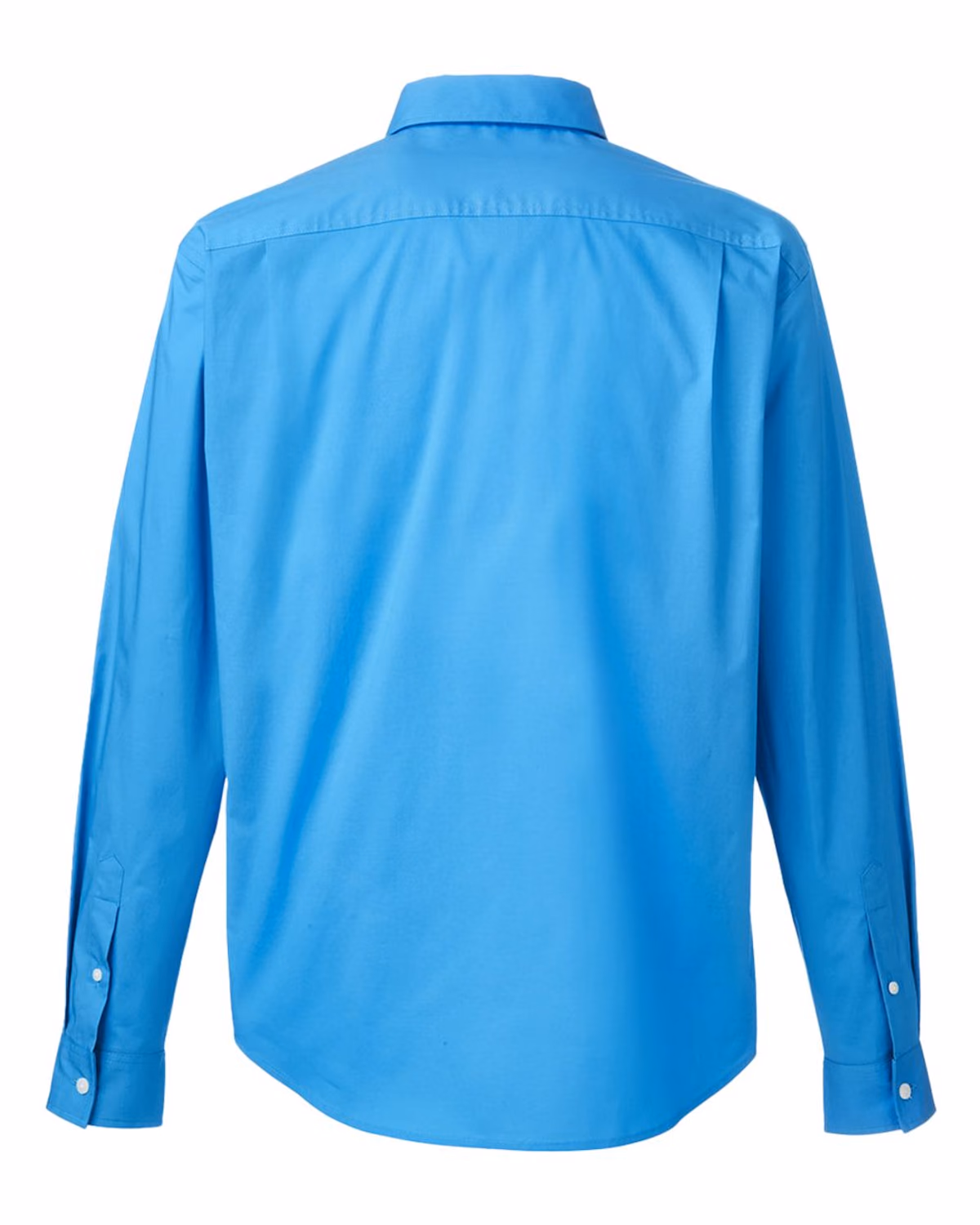 Custom Nautica Men's Staysail Shirt - Azure Blue - back