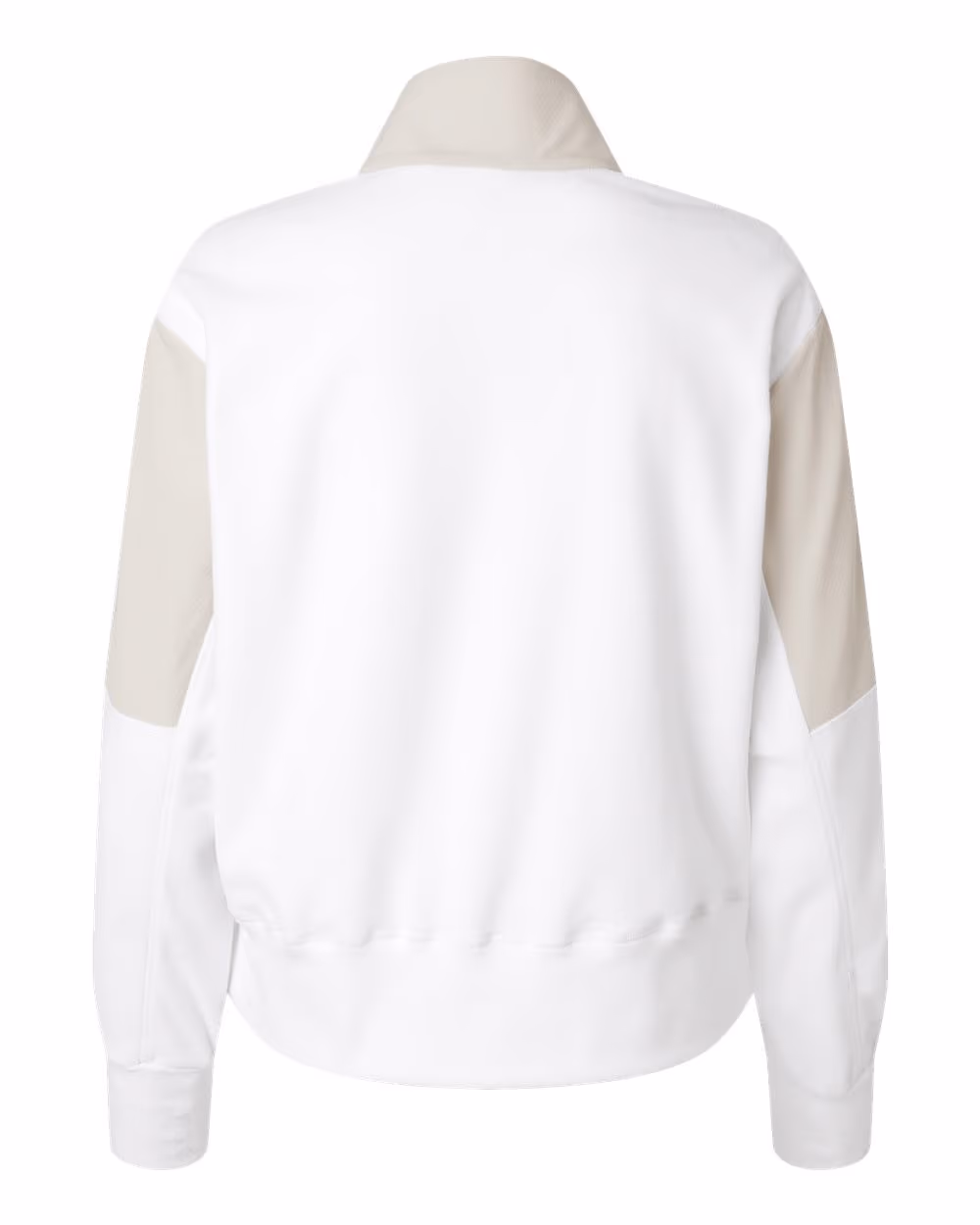 Custom Adidas Women's Fleece Quarter-Zip Pullover - Alumina flat back
