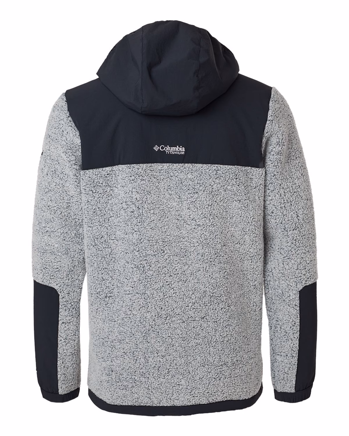 Columbia Men's Arctic Crest™ Sherpa Full-Zip Jacket - White/ Black - back