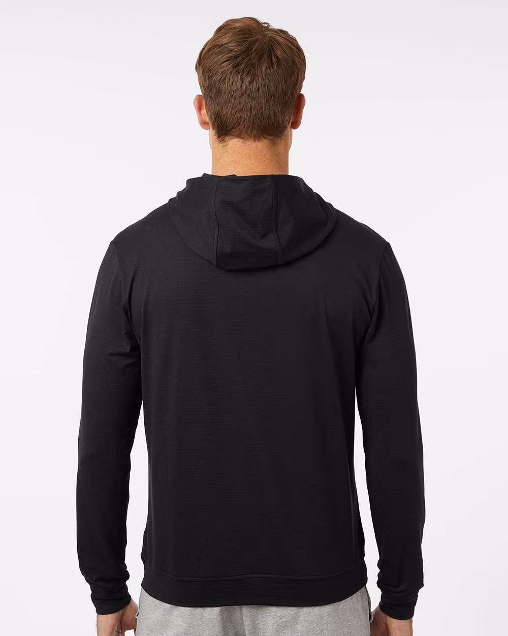 Custom Adidas Men's Ultimate365 Elevated Hoodie - Black back
