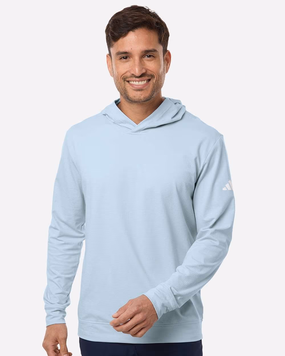 Adidas Men's Ultimate365 Elevated Hoodie - Crystal Sky front