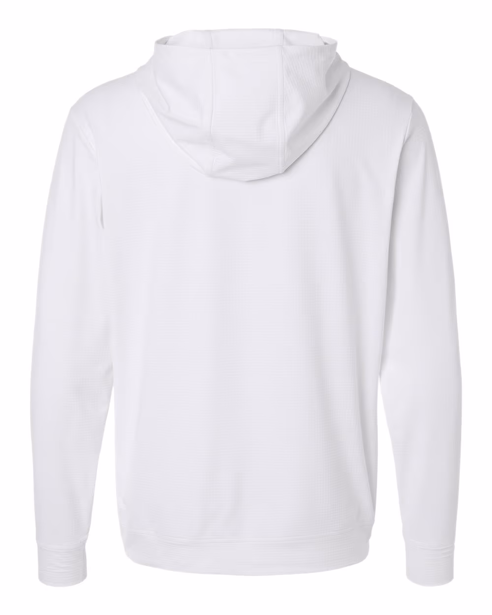 Custom Adidas Men's Ultimate365 Elevated Hoodie - White flat back