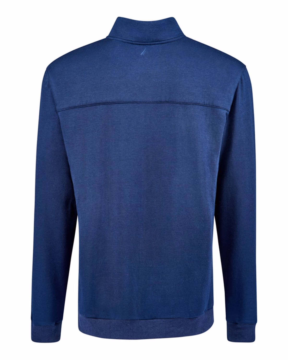 Custom Nautica Unisex Explorer Fleece Quarter-Zip Pullover - Navy - back
