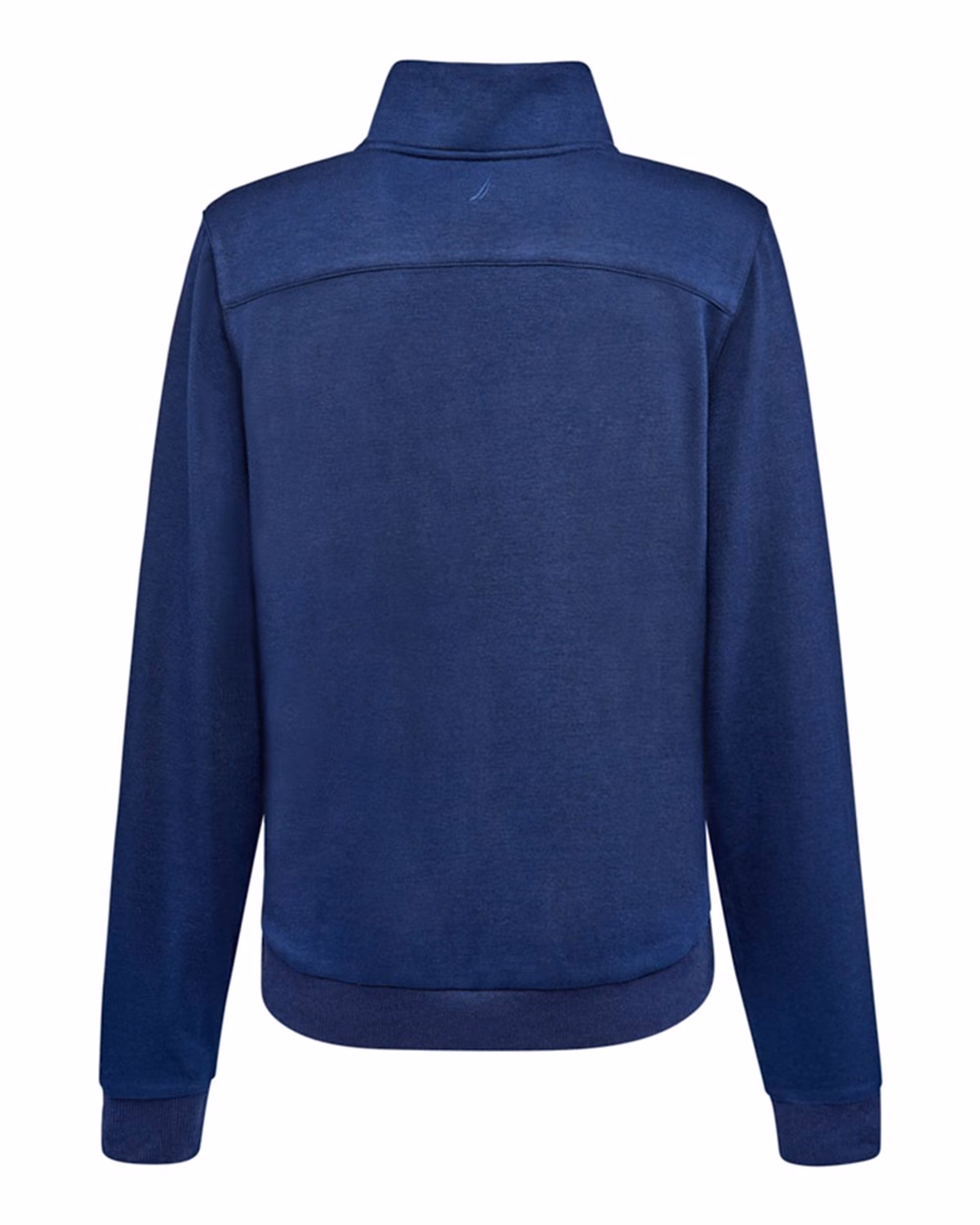 Custom Nautica Women's Explorer Fleece Quarter-Zip Pullover - Navy - back