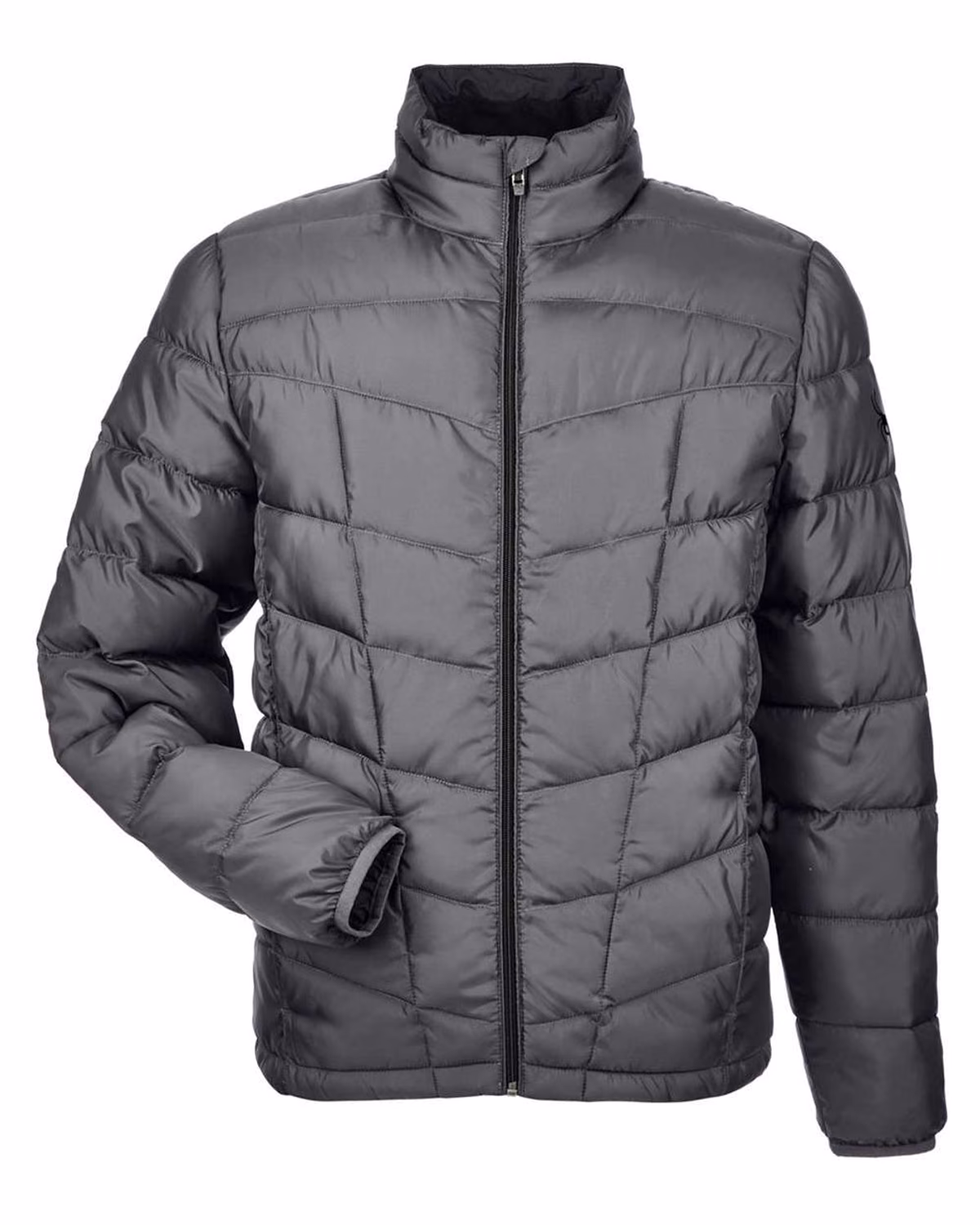 Spyder Men's Pelmo Insulated Puffer Jacket - Polar/ Black - front
