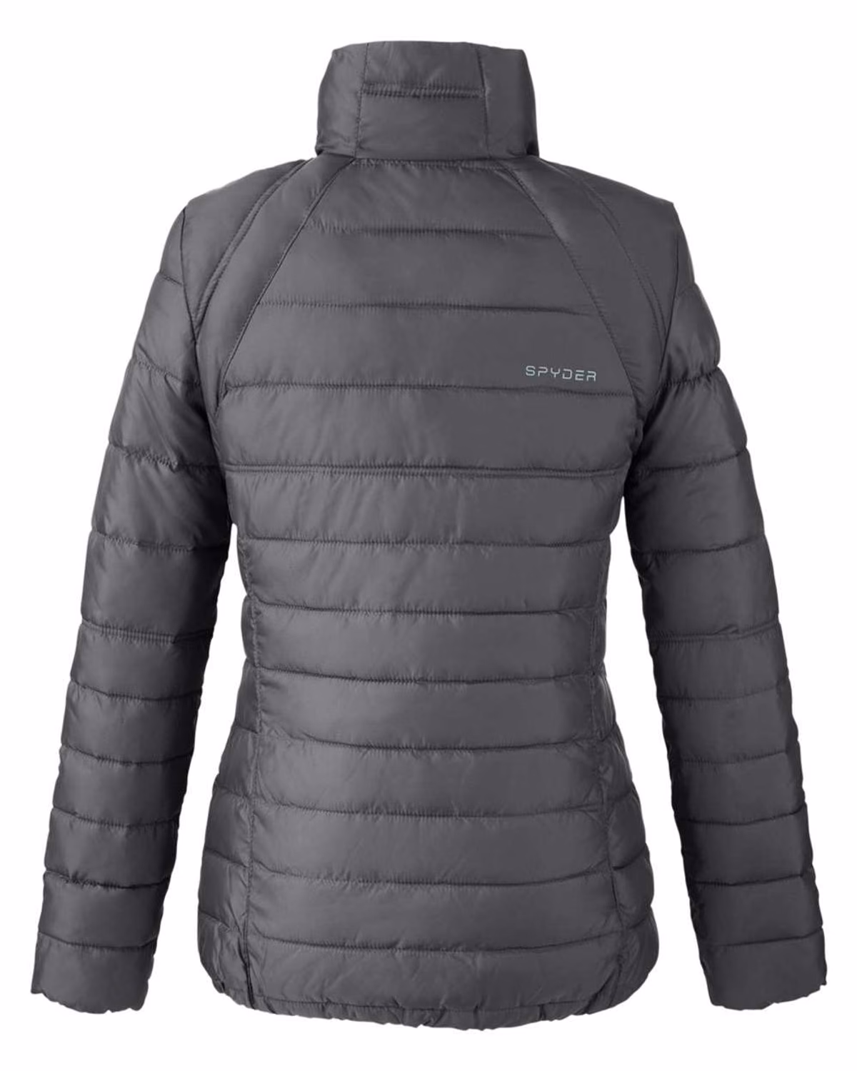 Spyder Women's Insulated Puffer Jacket - Polar/ Alloy - back