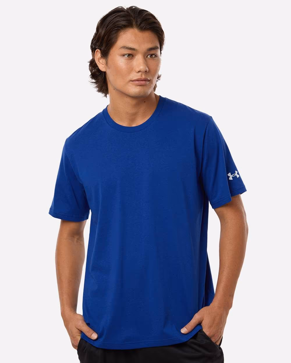 Under Armour Men's Athletic 2.0 T-Shirt - Royal/ White front