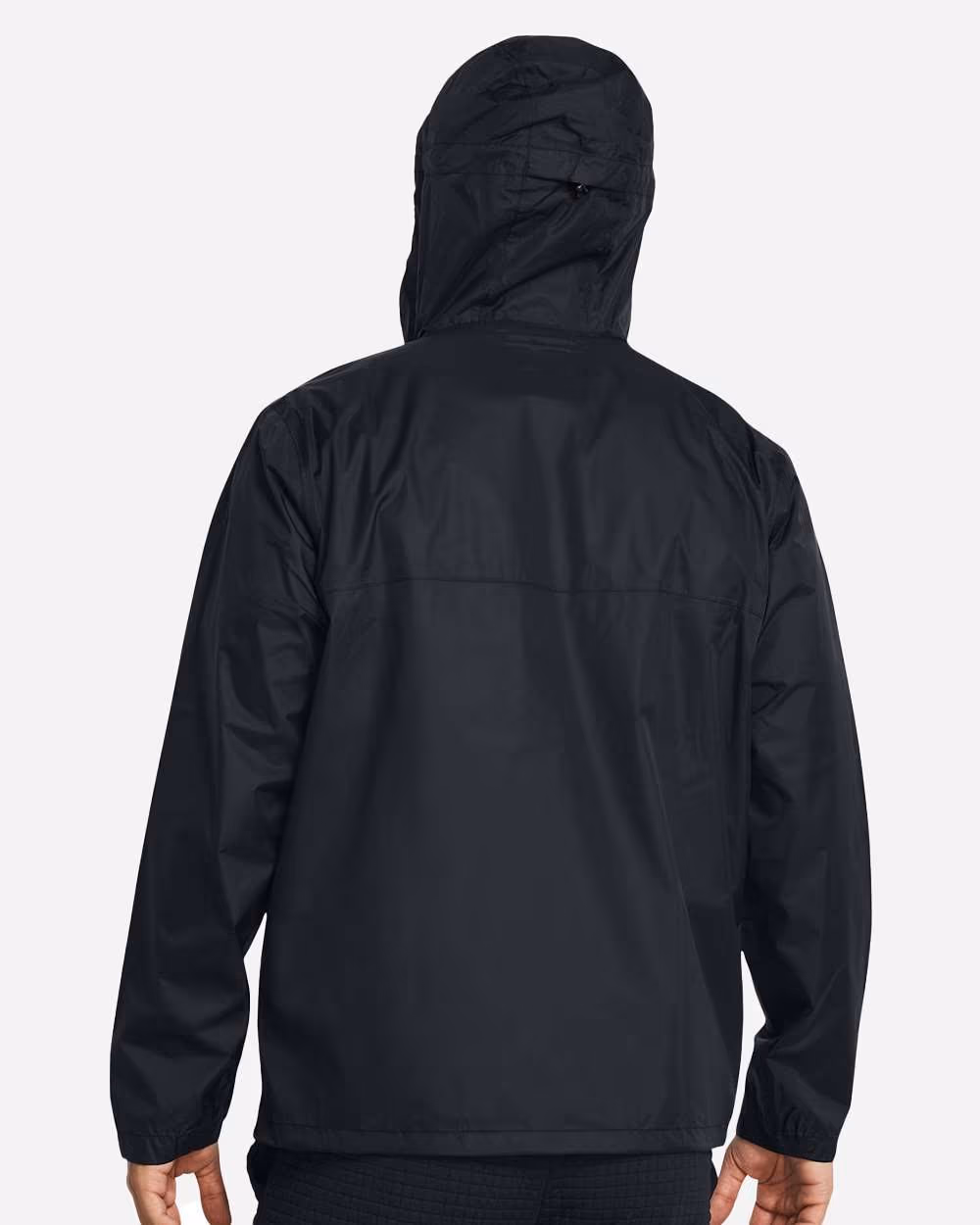 Custom Under Armour Men's Stormproof Cloudstrike 2.0 Jacket - Black/ White back