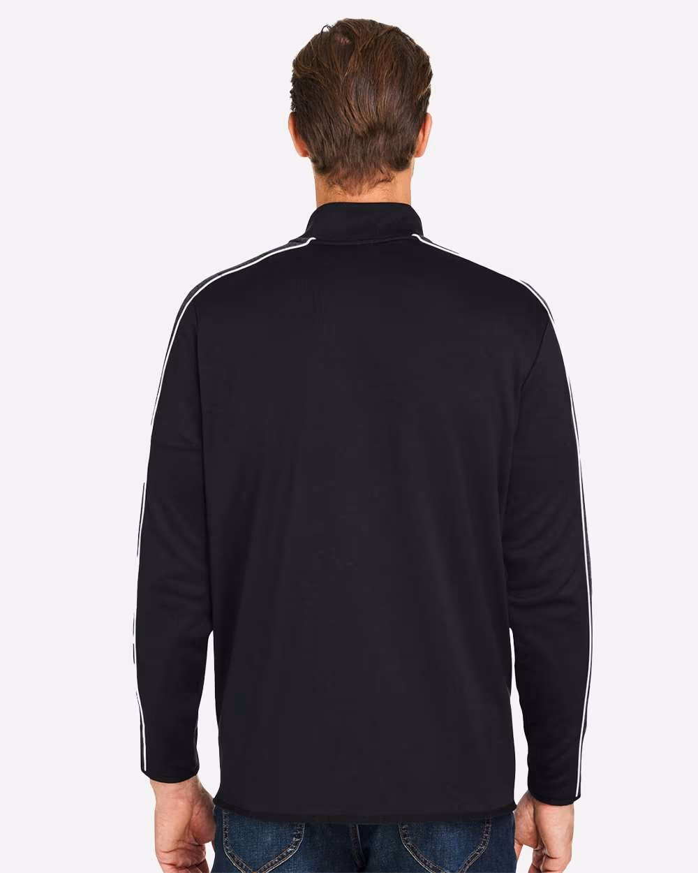 Custom Under Armour Men's Command Full-Zip 2.0 Jacket - Black/ White back