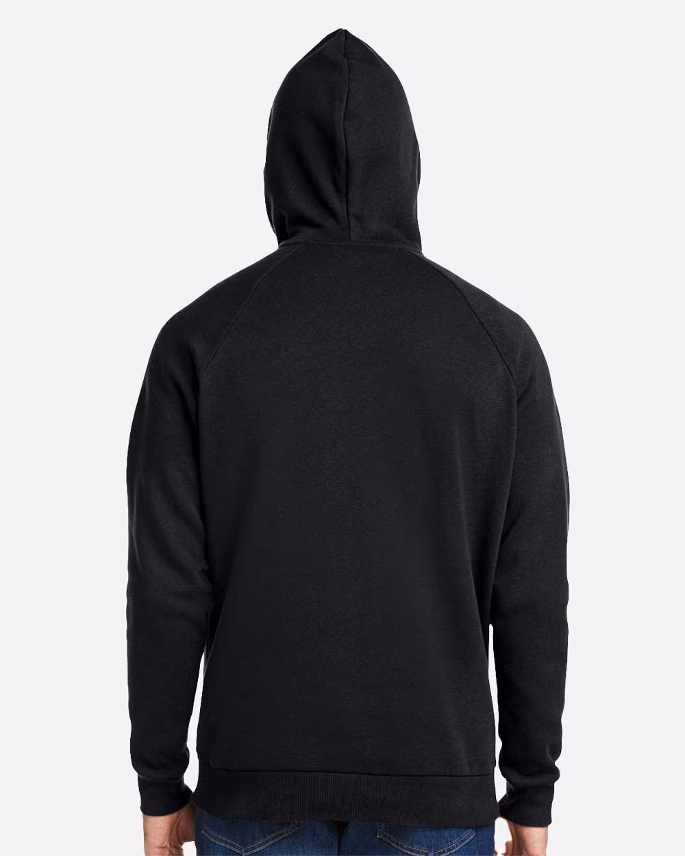 Custom Under Armour Men's Rival Fleece Full-Zip - Black/ White back