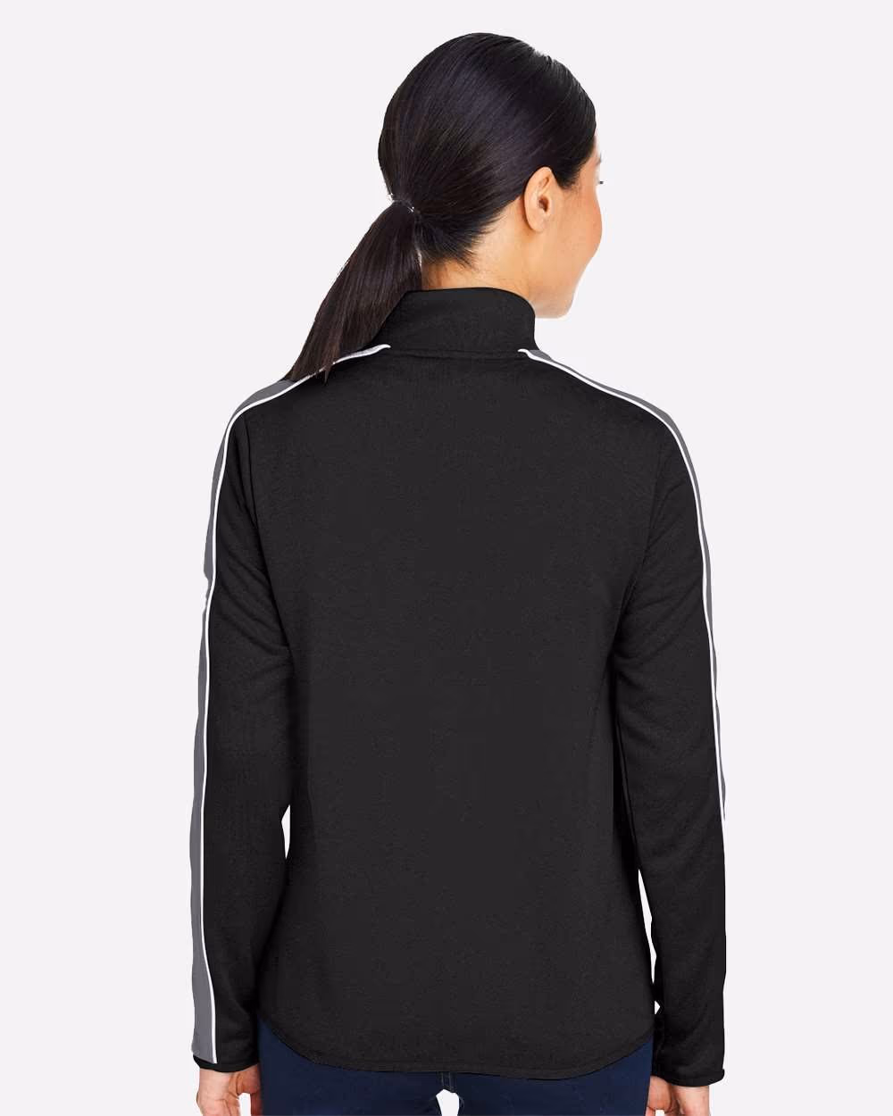 Custom Under Armour Women's Command Full-Zip 2.0 Jacket - Black/ White back