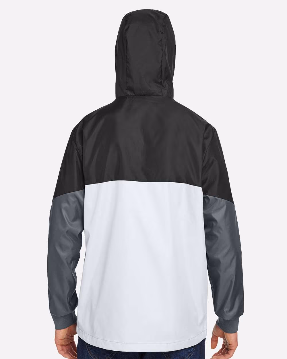 Custom Under Armour Men's Team Legacy Jacket - Black/ Black back
