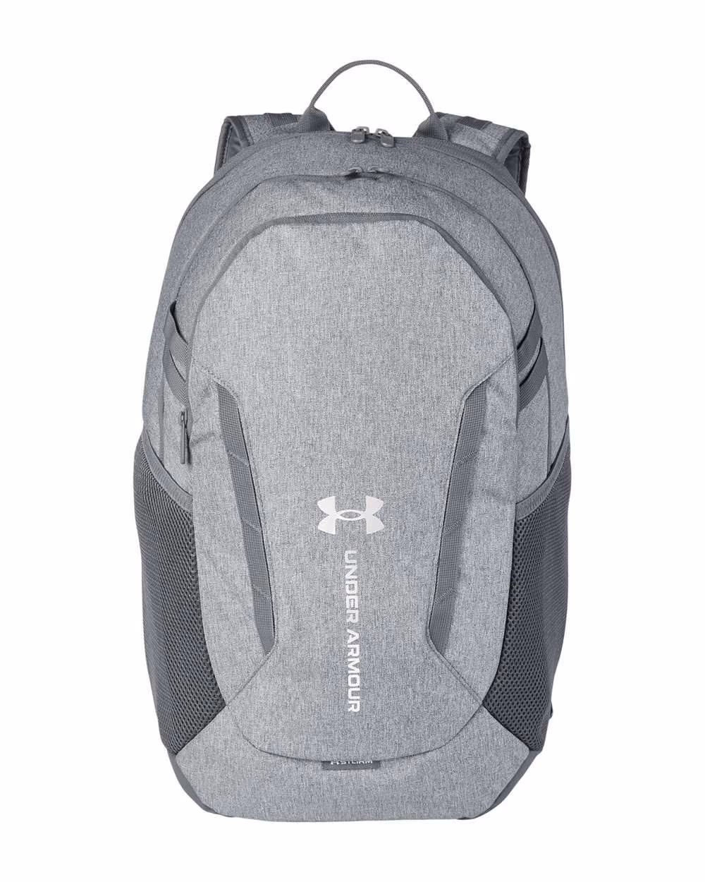Custom Under Armour Hustle Team Backpack 6.0 - Castlerock front