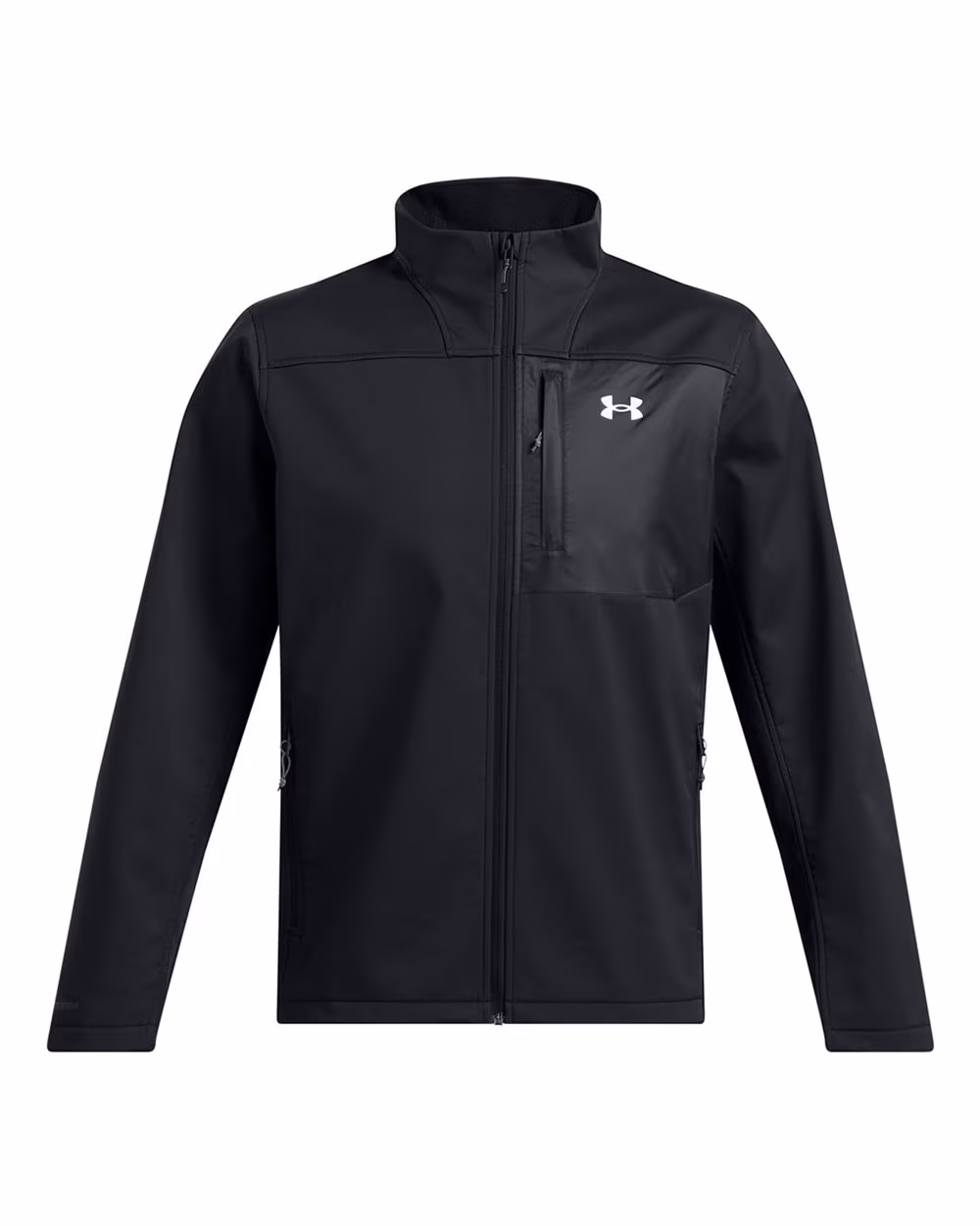 Custom Under Armour Men's ColdGear® Infrared Shield 2.0 Jacket - Black flat front