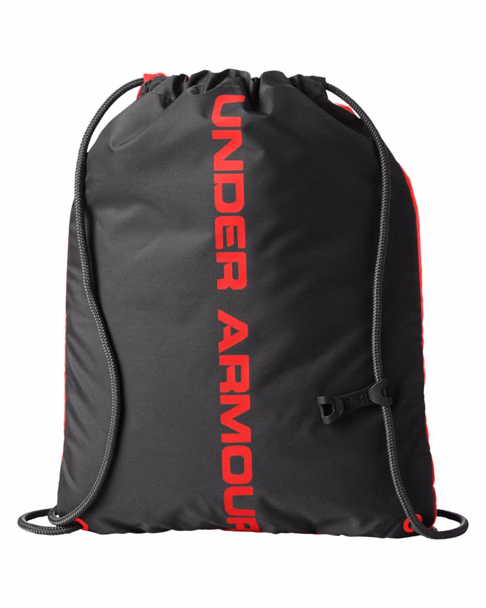 Custom Under Armour Ozsee Sackpack Drawstring Bag - Red/ Red back