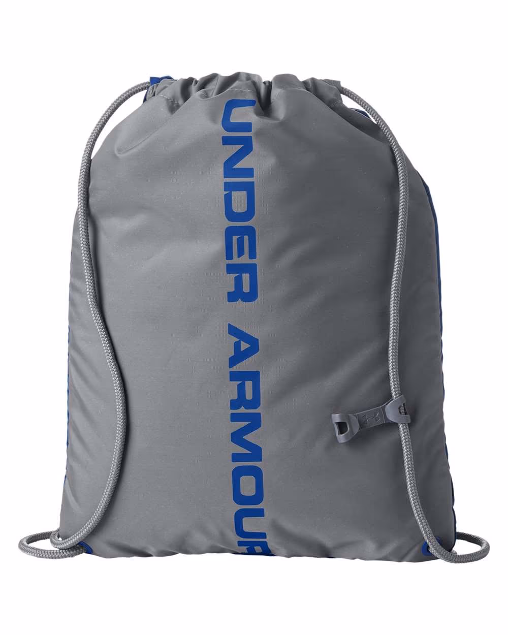 Custom Under Armour Ozsee Sackpack Drawstring Bag - Royal/ Steel back