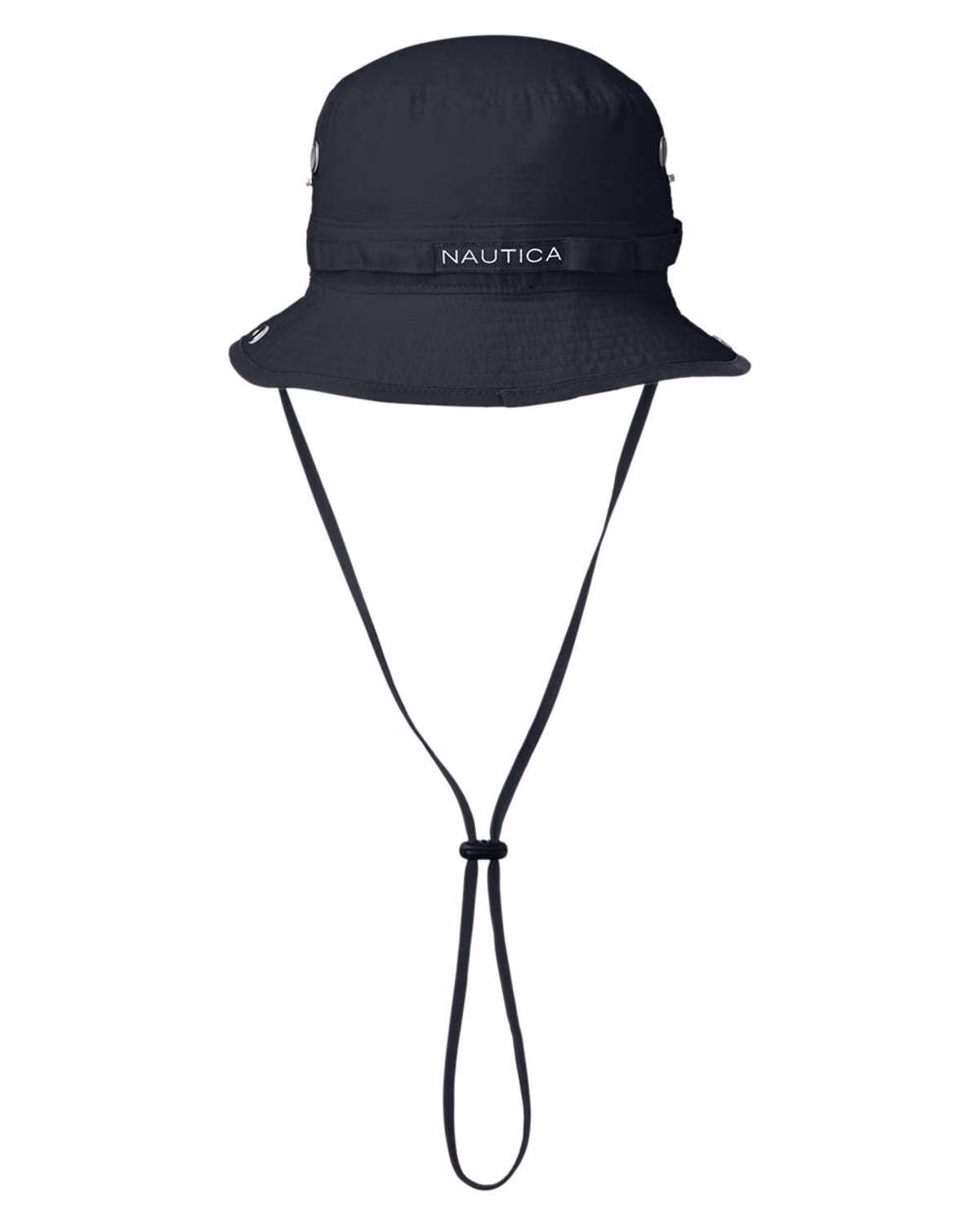 Custom Nautica Bucket Hat - Black - back