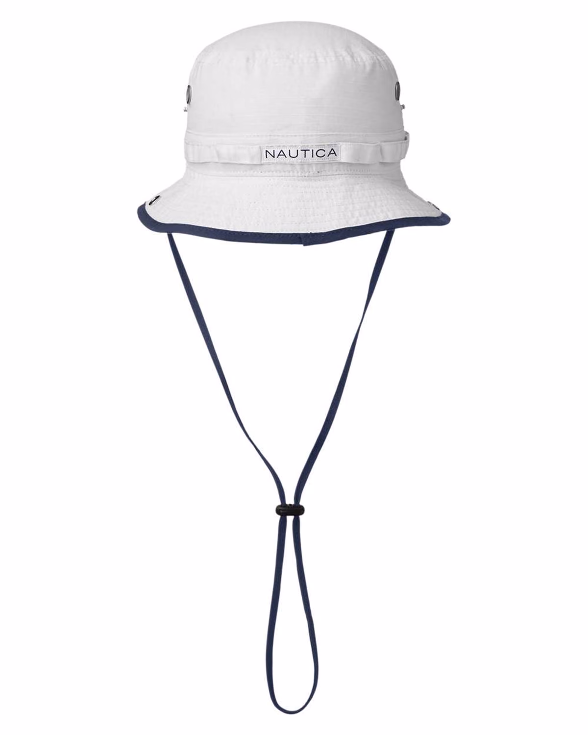 Custom Nautica Bucket Hat - White - back