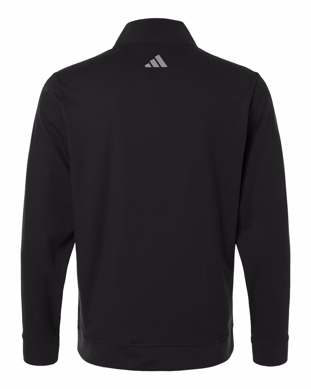 Custom Adidas Men's Ultimate365 Classic Quarter-Zip Pullover - Black flat back