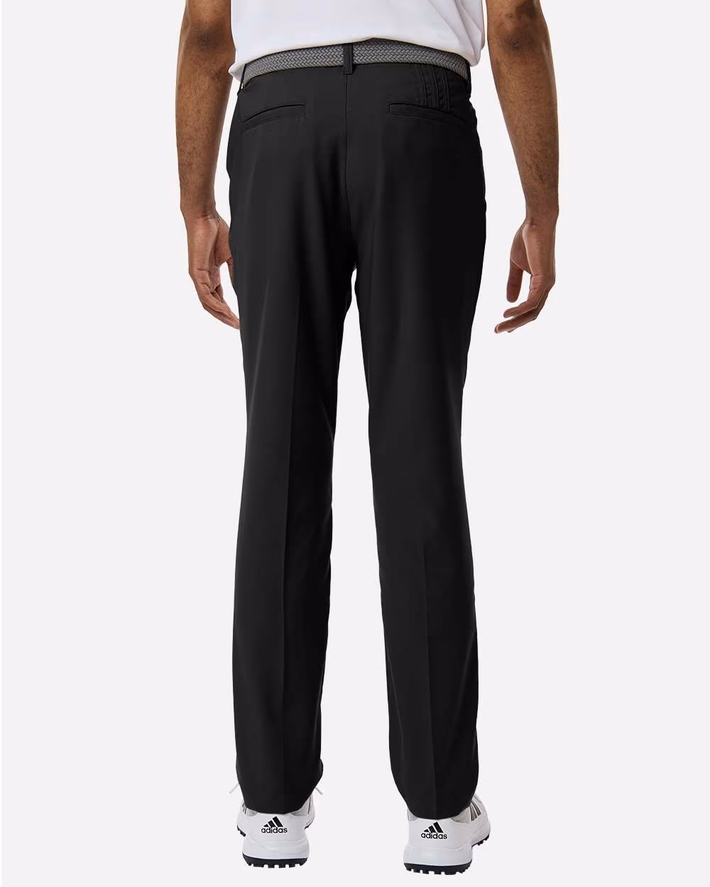 Custom Adidas Men's Golf Tapered Pants - Black back