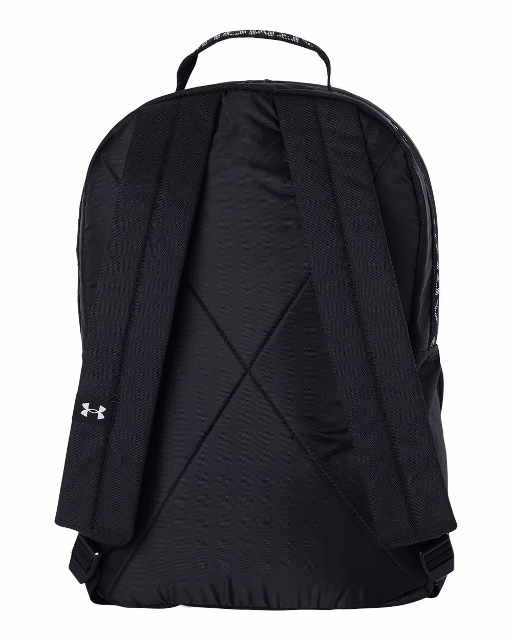 Custom Under Armour Loudon Backpack - Black/ White back