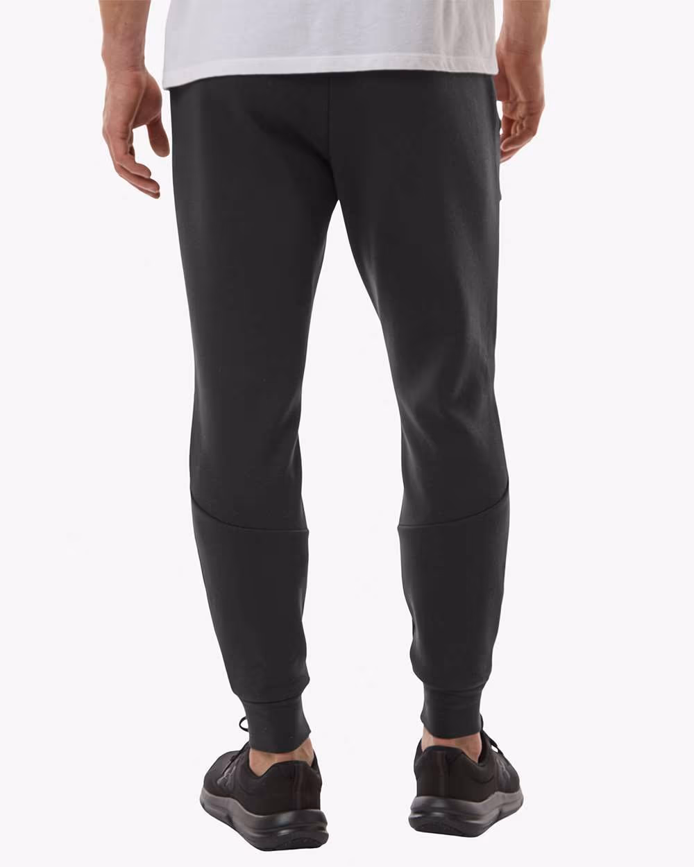 Custom Under Armour Men's Unstoppable Fleece Joggers - Black/ Black back