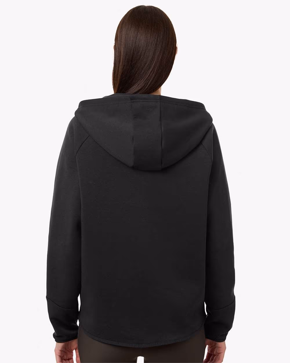 Custom Under Armour Women's Unstoppable Fleece Full-Zip Jacket - Black/ Black back