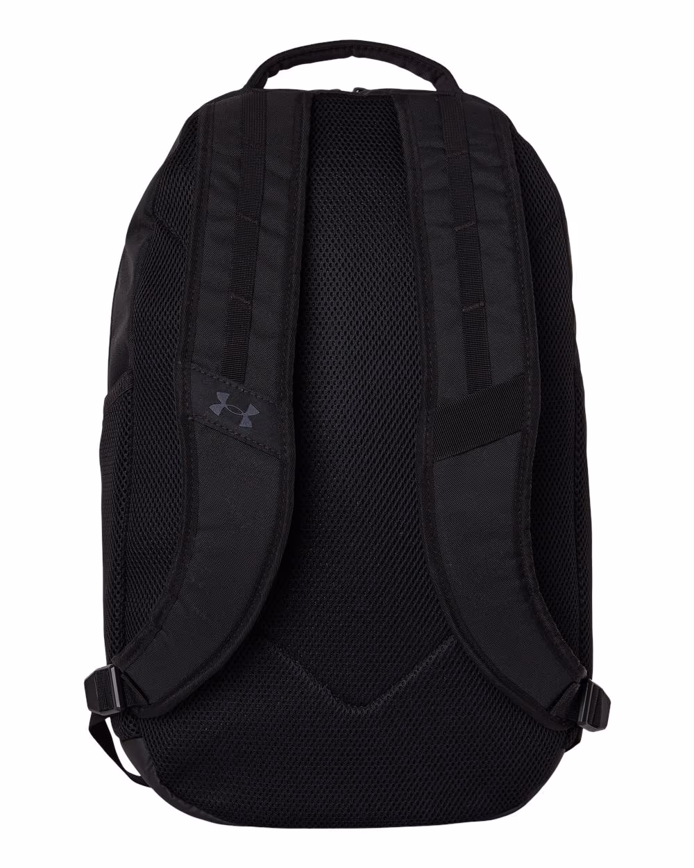 Custom Under Armour Hustle Backpack 6.0 - Black/ Black back